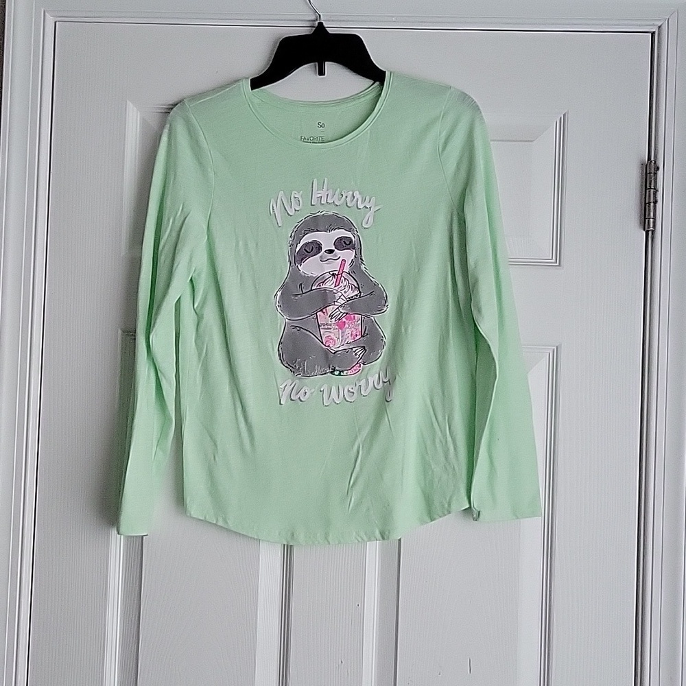 SO Girl's Favorite Graphic Long Sleeve Tee